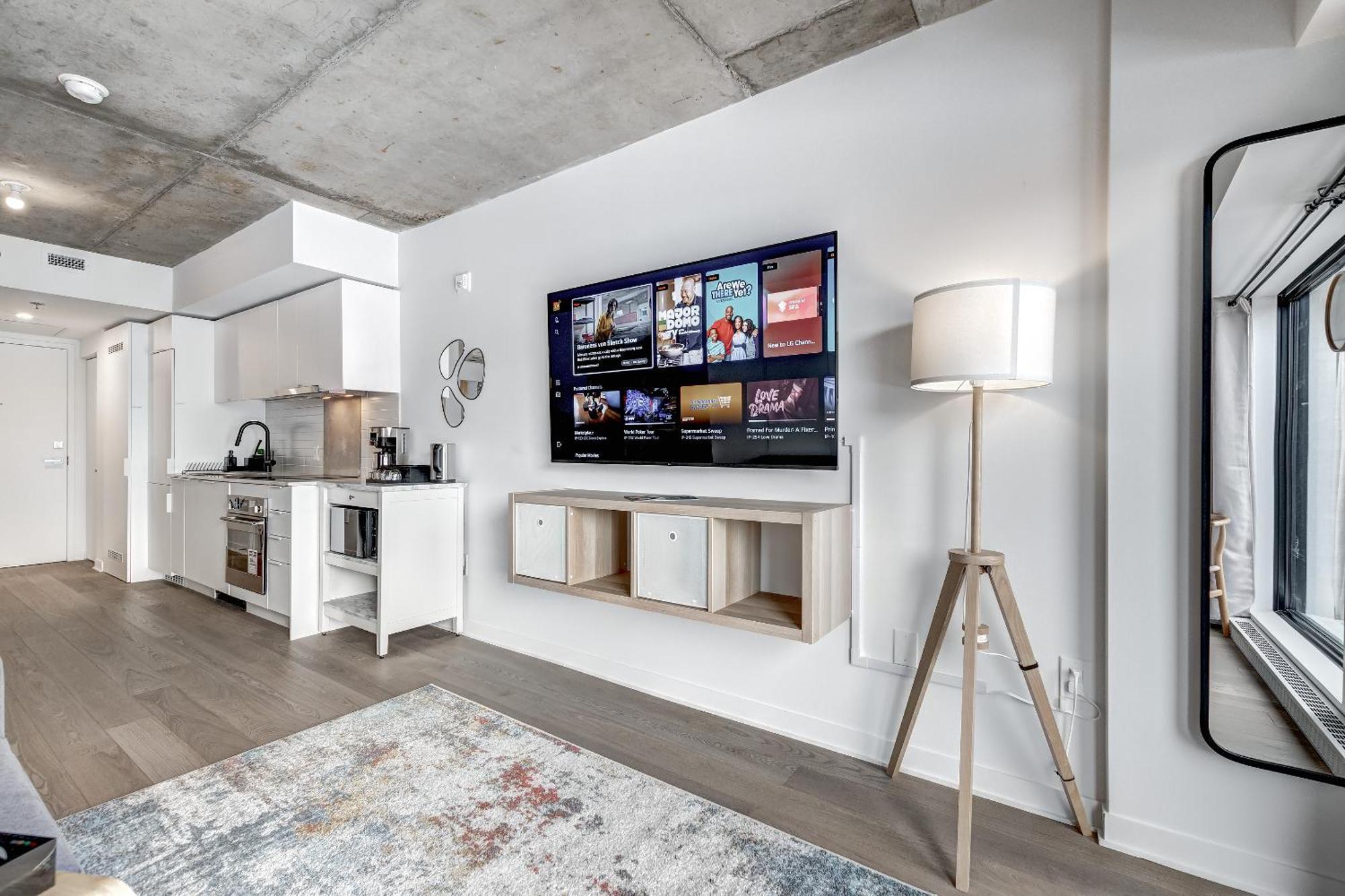 Magnifique Studio Au Centre-Ville A 5 Min A Pied De Tout Montréal Exteriör bild