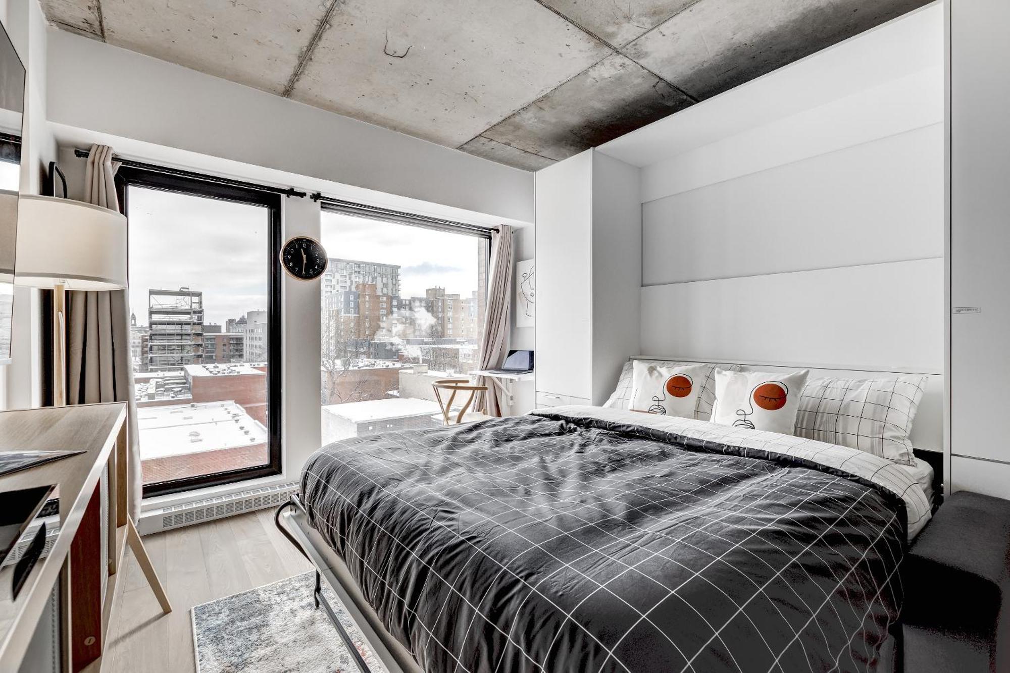 Magnifique Studio Au Centre-Ville A 5 Min A Pied De Tout Montréal Exteriör bild