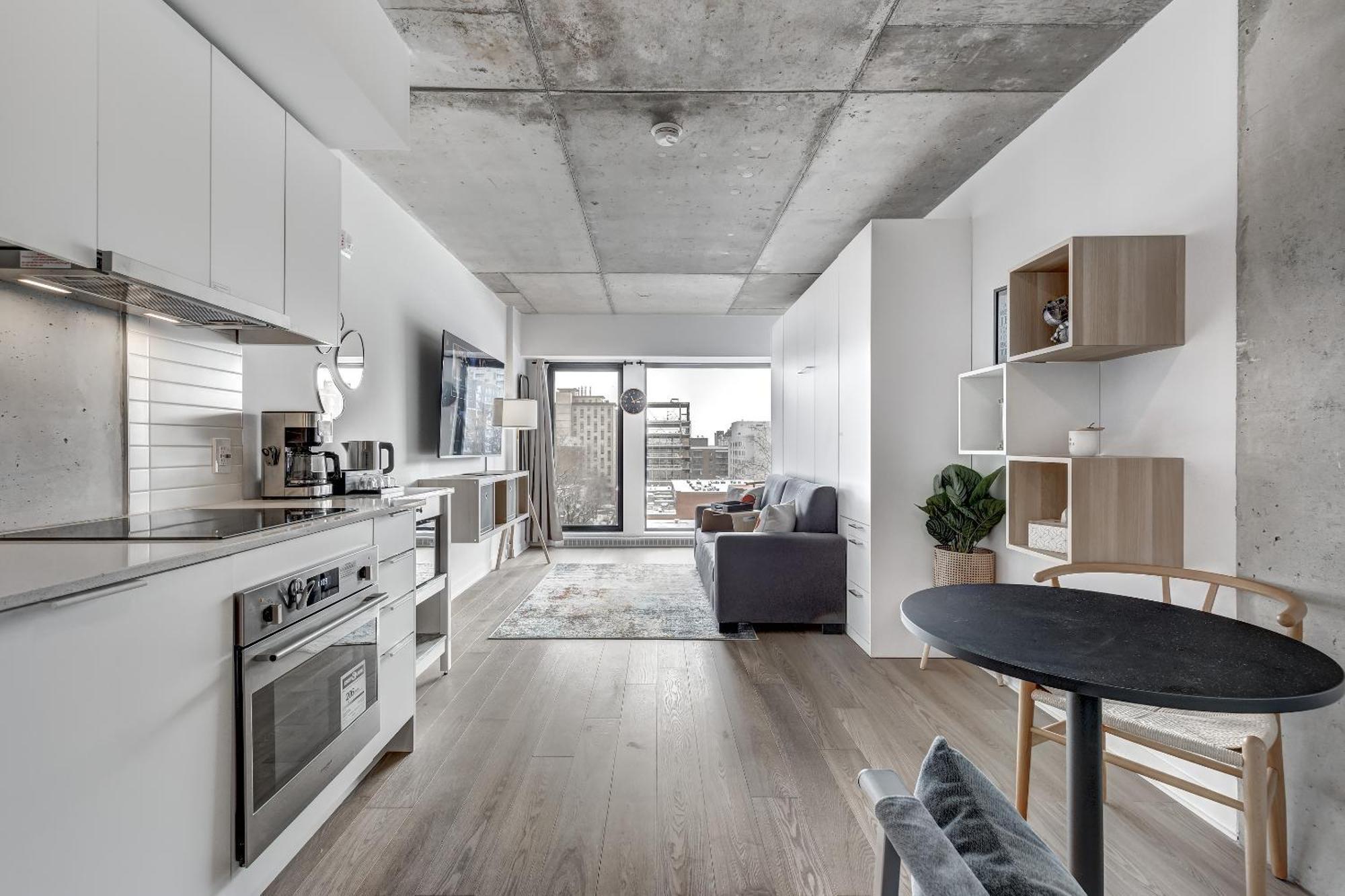 Magnifique Studio Au Centre-Ville A 5 Min A Pied De Tout Montréal Exteriör bild